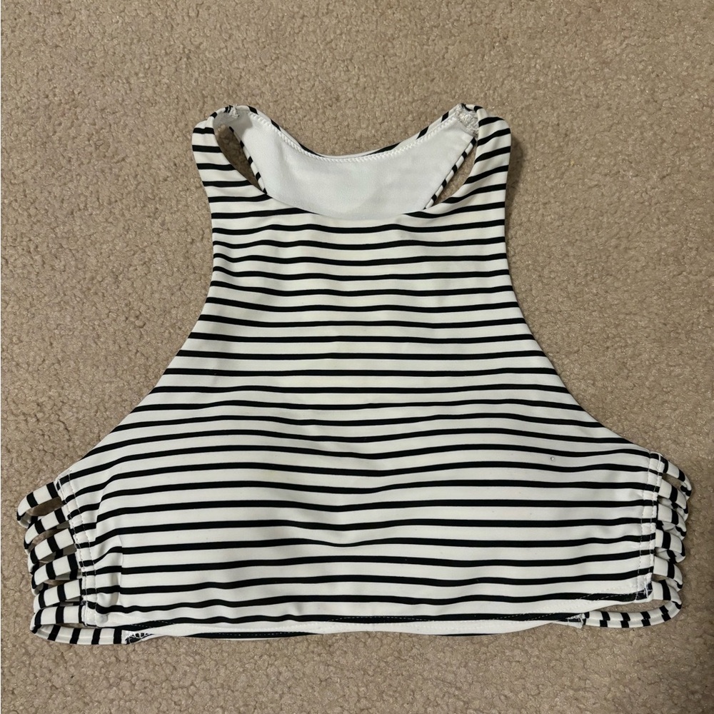 Hollister striped bikini top